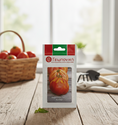 ΝΤΟΜΑΤΑ ΑΝΑΡΡΙΧΩΜΕΝΗ Red Pear 30 σπόροι.