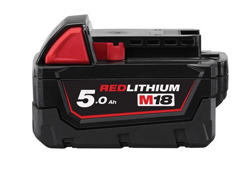 Milwaukee &Mu;&pi;&alpha;&tau;&alpha;&rho;ί&alpha; &Lambda;&iota;&theta;ί&omicron;&upsilon; 18V &mu;&epsilon; &Chi;&omega;&rho;&eta;&tau;&iota;&kappa;ό&tau;&eta;&tau;&alpha; 5Ah M18B5
