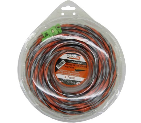 Μεσινέζα visco Στριφτή Τετράγωνη Τρίχρωμη