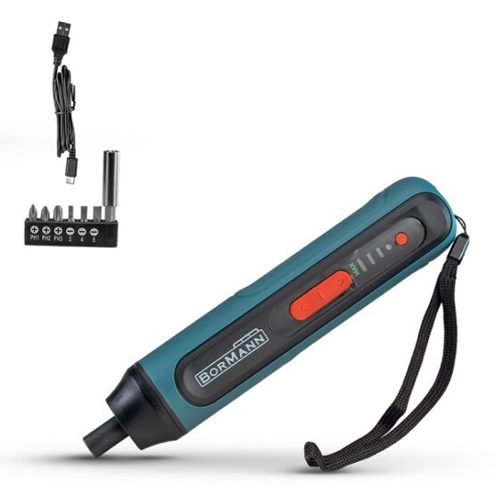 BORMANN BCD1050 Κατσαβίδι Μπαταρίας 3.6V,Li-Ion,4Nm,250rpm,3 Θέσεις Ροπής,Led,Σετ Αξεσουάρ
