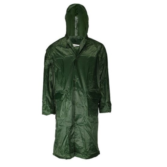Galaxy 507 Αδιάβροχη Καμπαρντίνα PVC με Κουκούλα Πράσινη