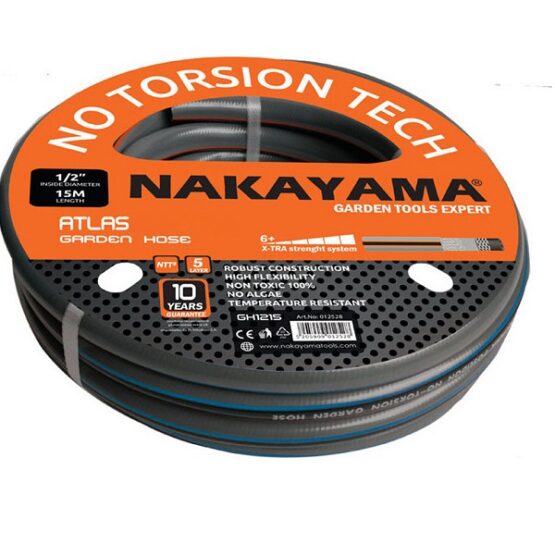 Nakayama Λάστιχο Ποτίσματος Atlas 3 1/2" 15m 024002